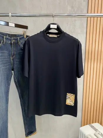 Xinjiang long-staple cotton men s short-sleeve T-shirt Replica Burberry Tshirts and Polos