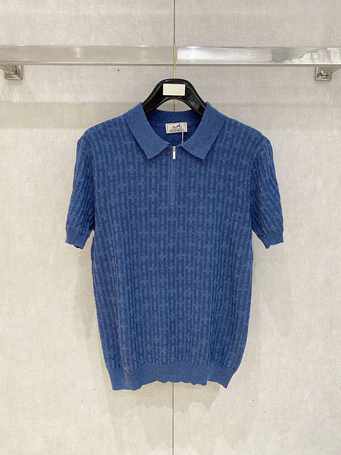Loro Piana Old Money Style Knitted Short Sleeve Loro Piana Old Money Style Knitted Short Sleeve