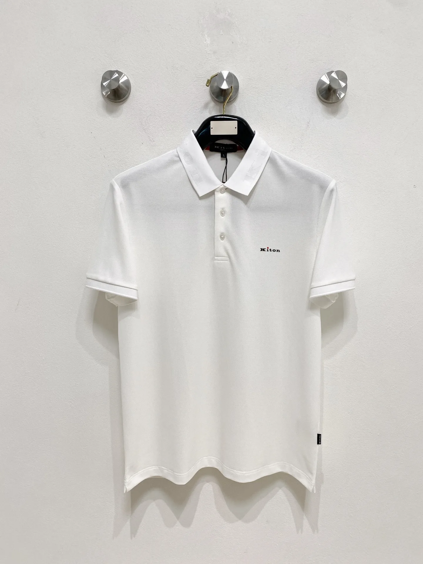 kiton Xinjiang Long Staple Cotton Short Sleeve Polo