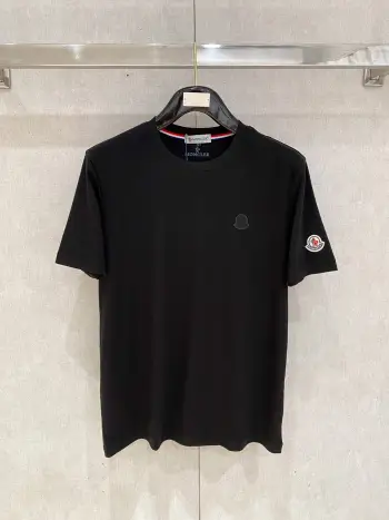 Xinjiang Long Staple Cotton Round Neck Short Sleeve Polo Replica Moncler Tshirts and Polos