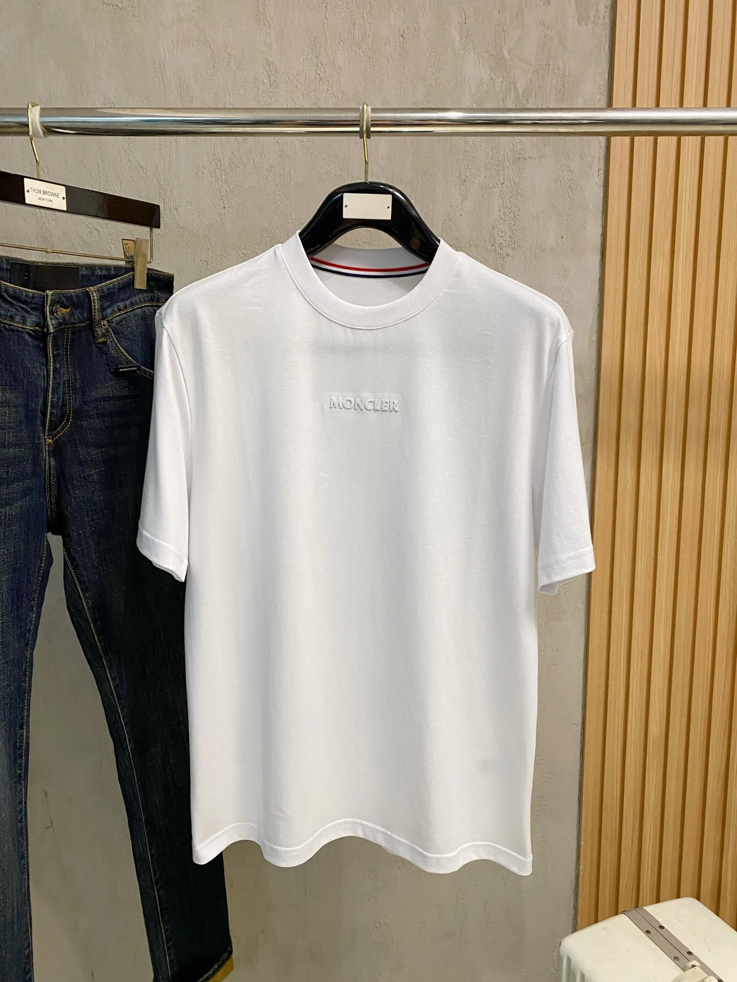 Moncler Xinjiang long-staple cotton men s short-sleeve T-shirt