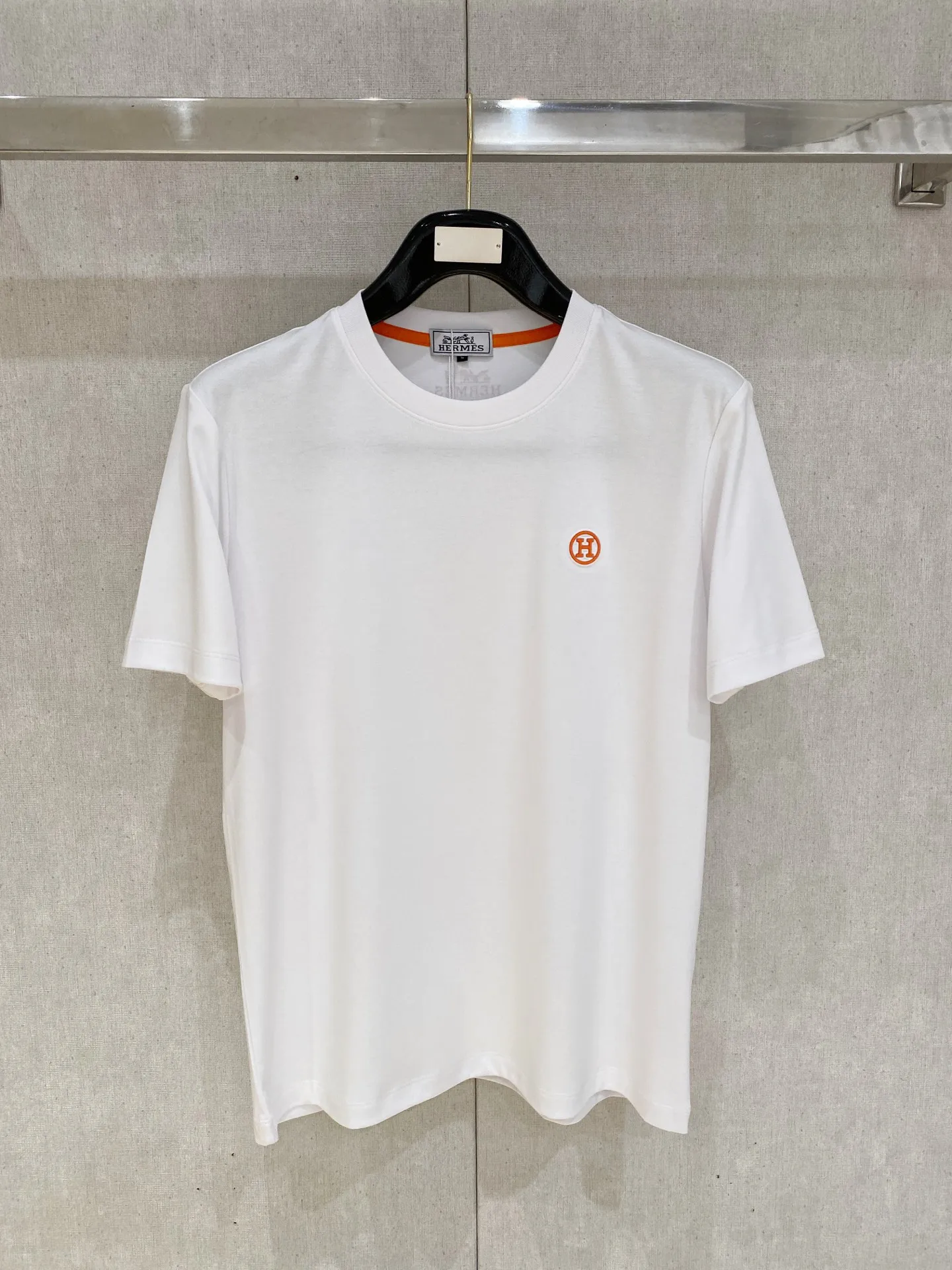 Hermes Xinjiang Long Staple Cotton Round Neck Short Sleeve Polo Hermes Xinjiang Long Staple Cotton Round Neck Short Sleeve Polo