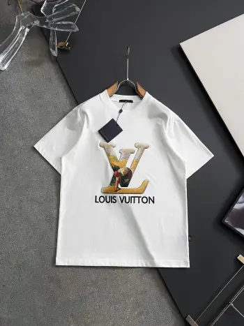 Antibacterial Sorona Technology Cool Cotton Short Sleeve T-Shirt Replica Louis Vuitton Tshirts and Polos