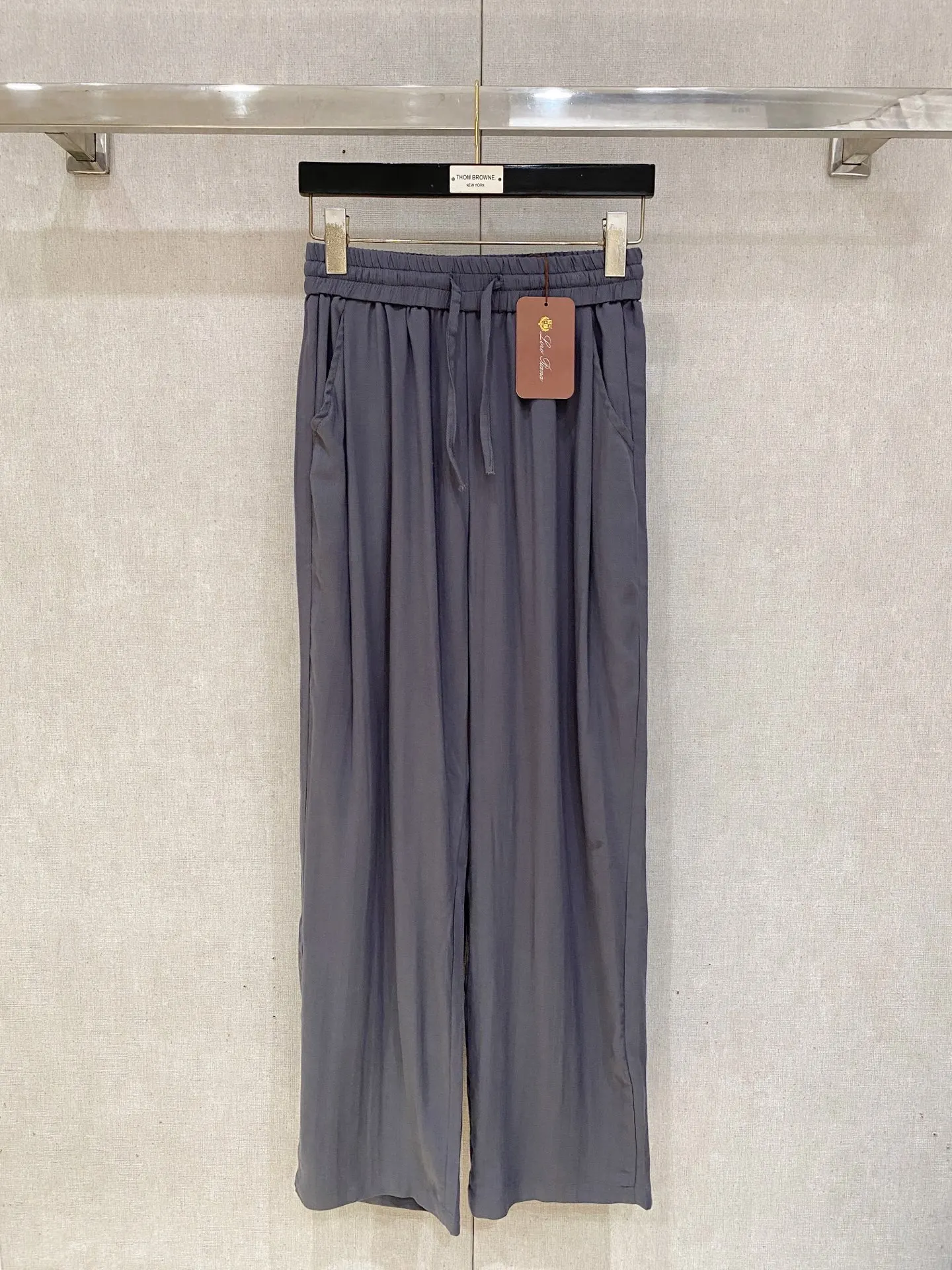 Loro Piana Tencel Linen Fashion Vintage Casual Pants