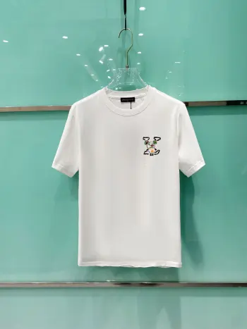 New style latest short-sleeve round-neck T-shirt Replica Louis Vuitton Tshirts and Polos