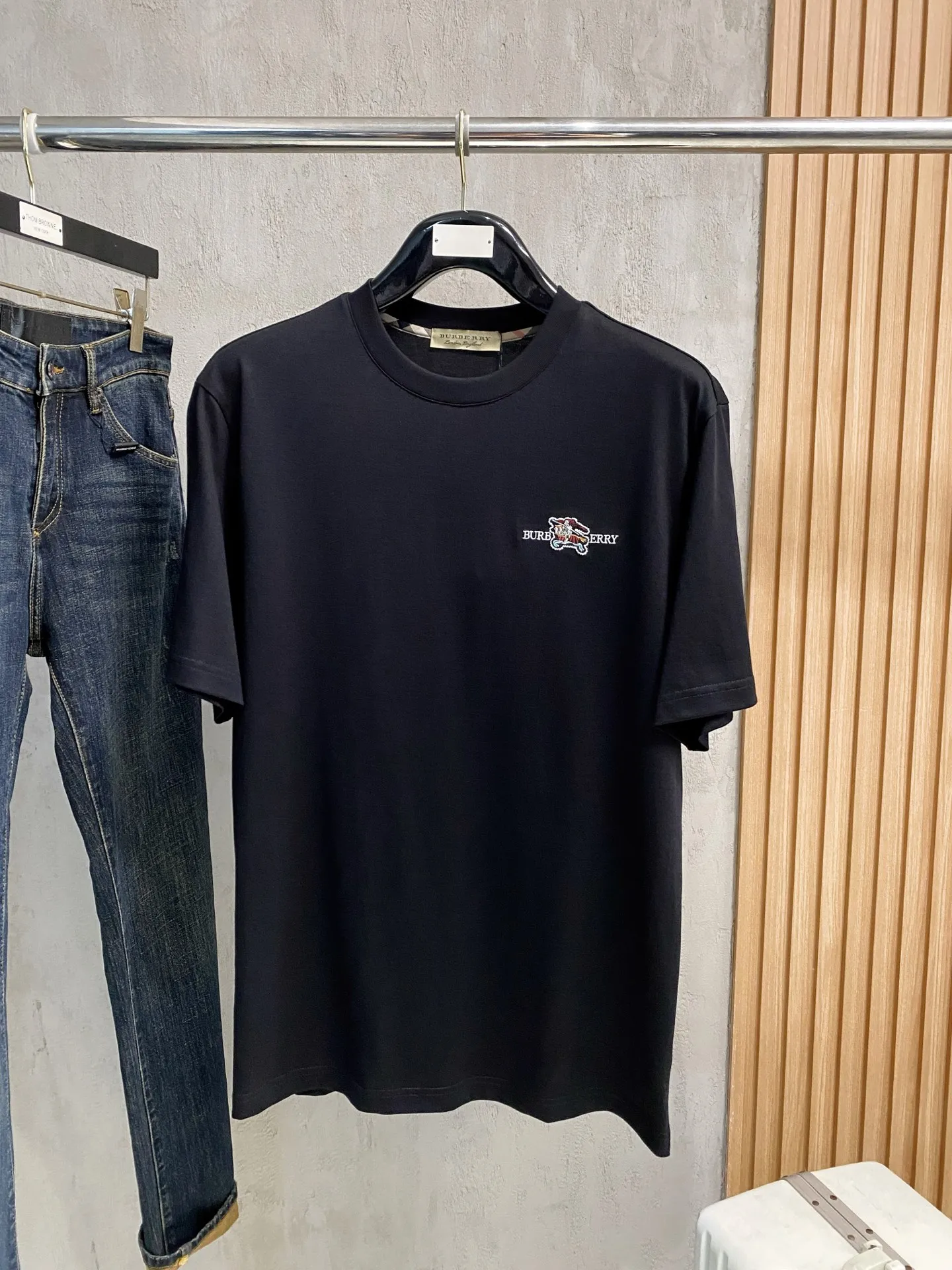 Burberry Xinjiang long-staple cotton men s short-sleeve T-shirt Burberry Xinjiang long-staple cotton men s short-sleeve T-shirt