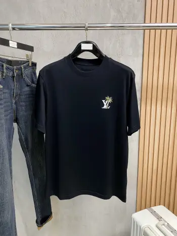 Xinjiang long-staple cotton men s short-sleeve T-shirt Replica Louis Vuitton Tshirts and Polos