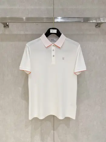 New Letter Logo Men s Polo Shirt with Collar Replica Hermes Tshirts and Polos