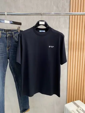 Xinjiang long-staple cotton men s short-sleeve T-shirt Replica Prada Tshirts and Polos
