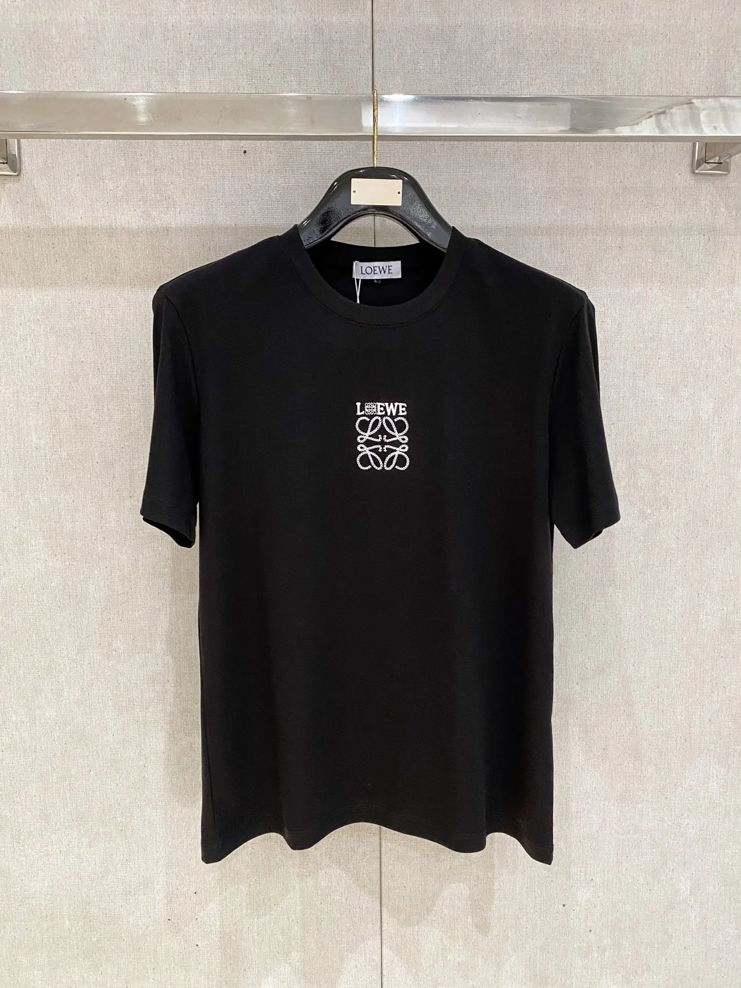 Loewe Xinjiang Long Staple Cotton Round Neck Short Sleeve Polo