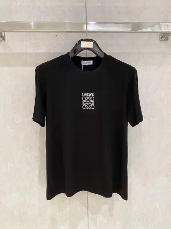 Xinjiang Long Staple Cotton Round Neck Short Sleeve Polo Replica Loewe Tshirts and Polos