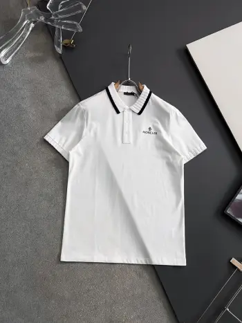 Spring and summer new men s short-sleeve Polo shirt Replica Moncler Tshirts and Polos