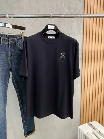Xinjiang long-staple cotton men s short-sleeve T-shirt Replica Loewe Tshirts and Polos