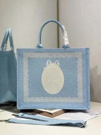 1286 Pattern Mixed Shopping Bag Women s Shoulder Bag Replica Dior womens bags