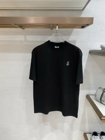 Latest men s short-sleeve round-neck T-shirt Replica Burberry Tshirts and Polos