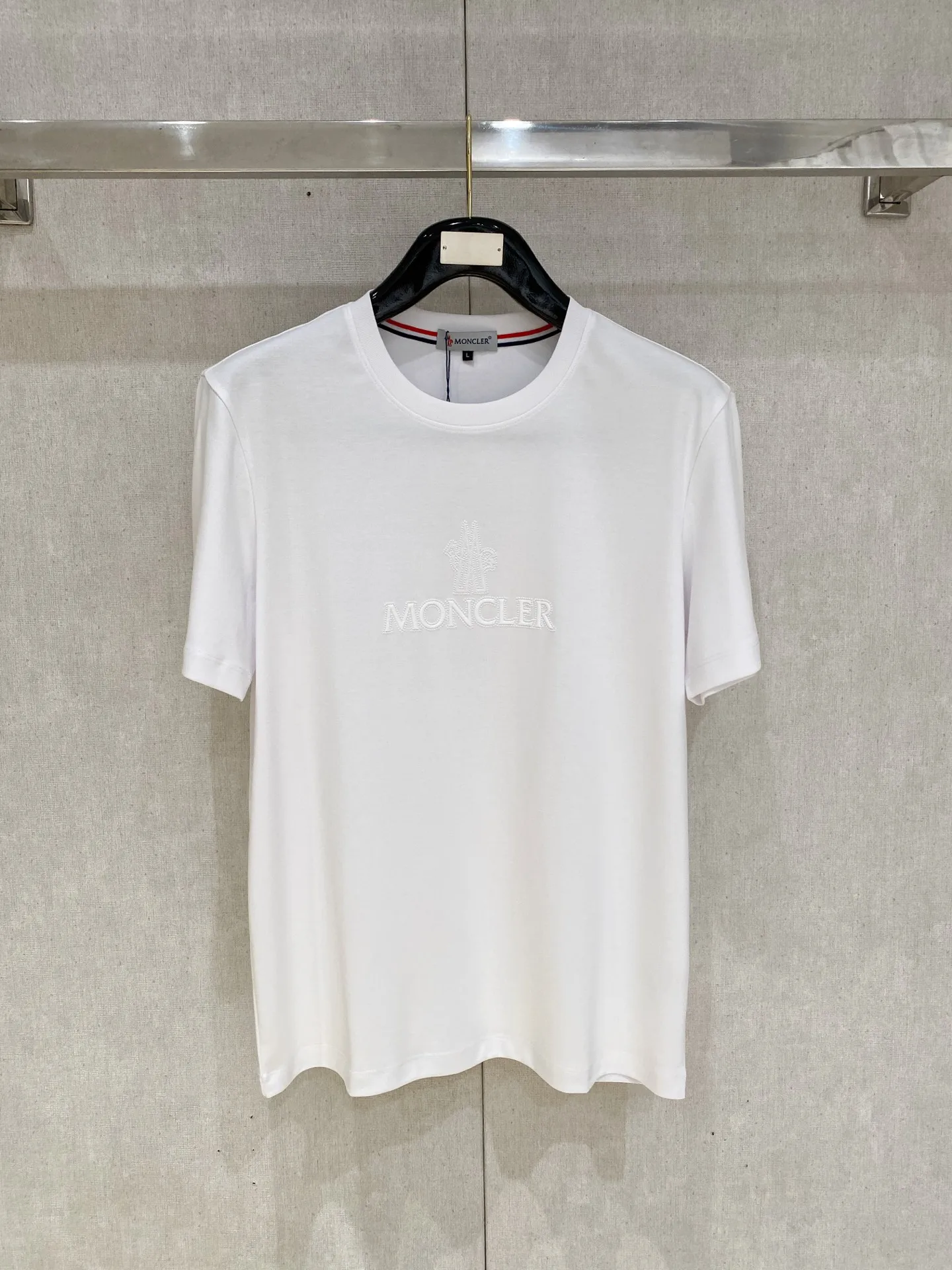 Moncler Xinjiang Long Staple Cotton Round Neck Short Sleeve Polo