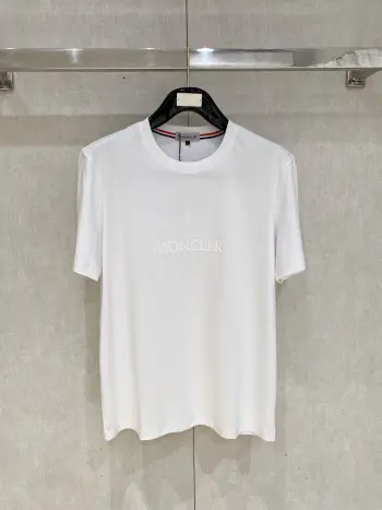 Xinjiang Long Staple Cotton Round Neck Short Sleeve Polo Replica Moncler Tshirts and Polos