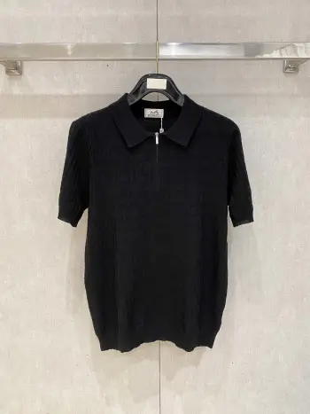 Old Money Style Knitted Short Sleeve Replica Loro Piana Tshirts and Polos