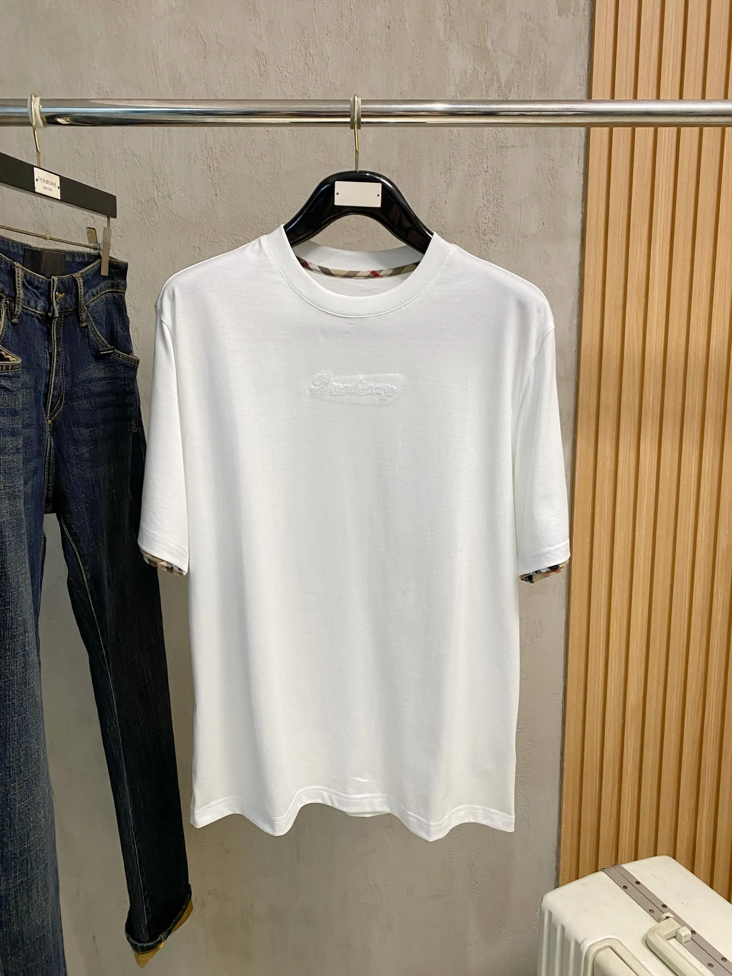 Burberry Xinjiang long-staple cotton men s short-sleeve T-shirt
