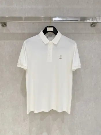 Men s Polo Shirt with Collar Replica Brunello Cucinelli Tshirts and Polos