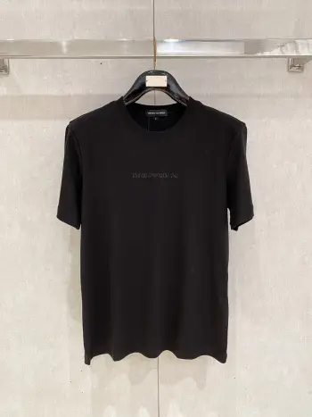 Xinjiang Long Staple Cotton Round Neck Short Sleeve Polo Replica Armani Tshirts and Polos