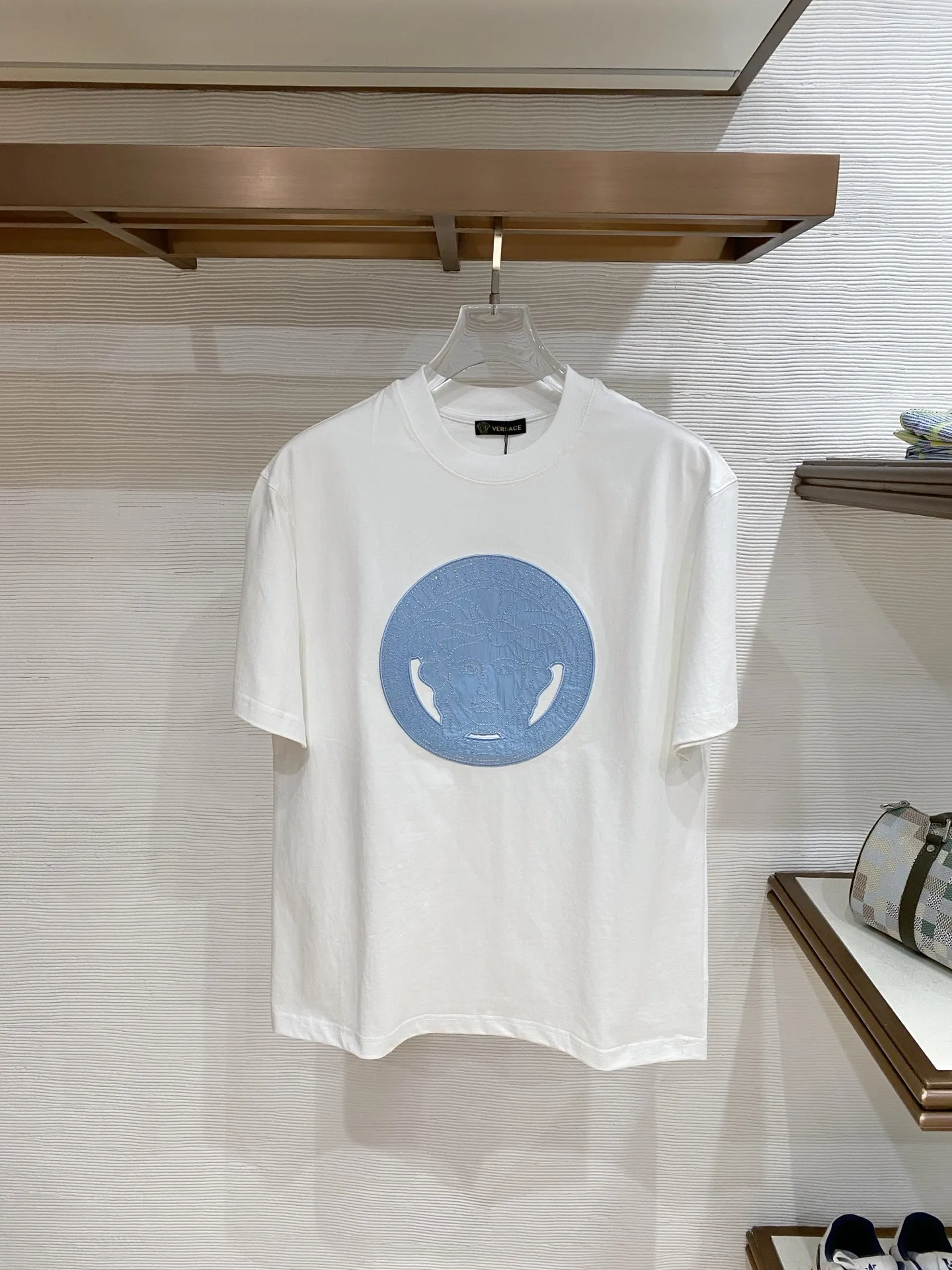 Versace Latest men s short-sleeve round-neck T-shirt