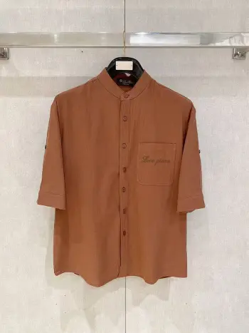 Tencel Linen Old Money Style Shirt Replica Loro Piana Shirts