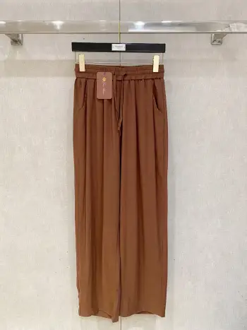 Tencel Linen Fashion Vintage Style Casual Pants Replica Loro Piana Pants and Trousers