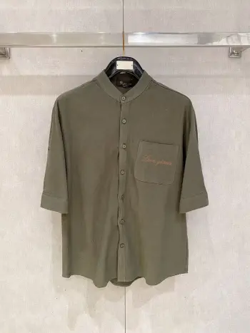 Tencel Linen Old Money Style Shirt Replica Loro Piana Shirts