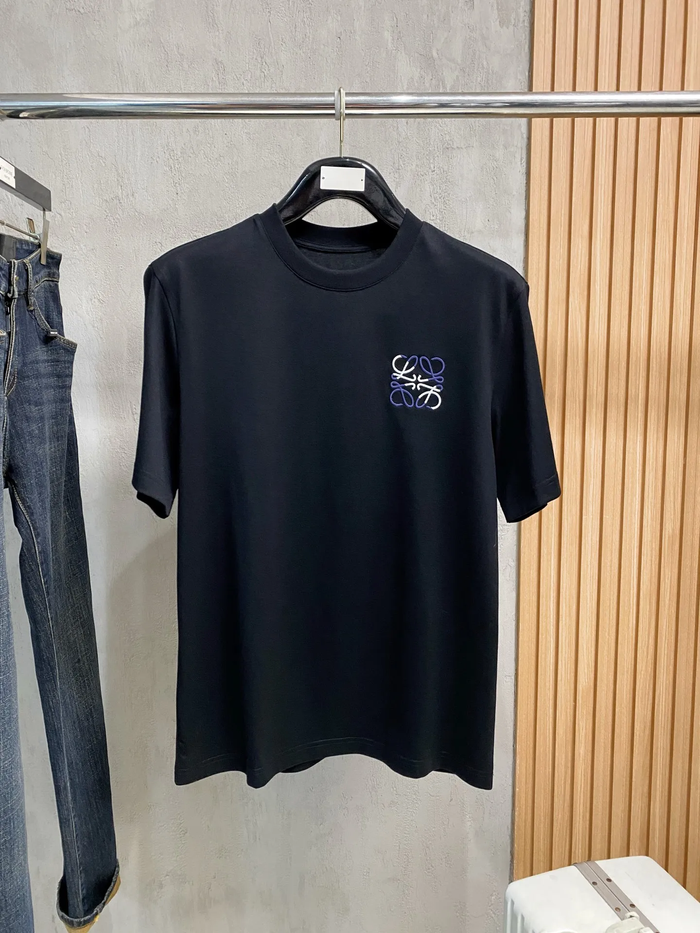 Loewe Xinjiang long-staple cotton men s short-sleeve T-shirt Loewe Xinjiang long-staple cotton men s short-sleeve T-shirt