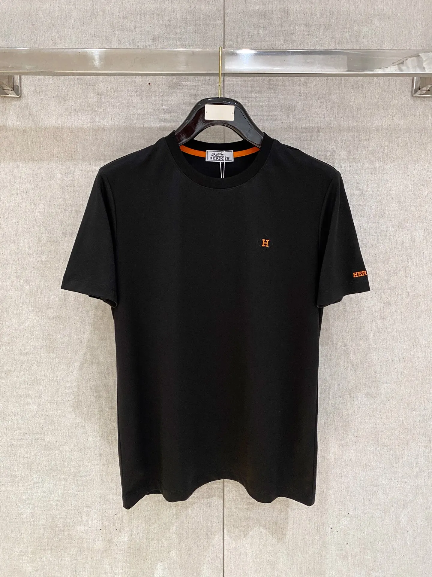 Hermes Xinjiang Long Staple Cotton Round Neck Short Sleeve Polo
