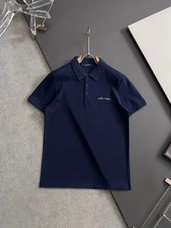 Spring and summer new men s short-sleeve Polo shirt Replica Louis Vuitton Tshirts and Polos