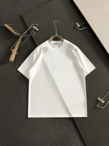 Velvet printed short sleeves for spring and summer Replica Loewe Tshirts and Polos