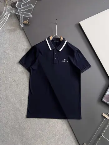 Spring and summer new men s short-sleeve Polo shirt Replica Moncler Tshirts and Polos