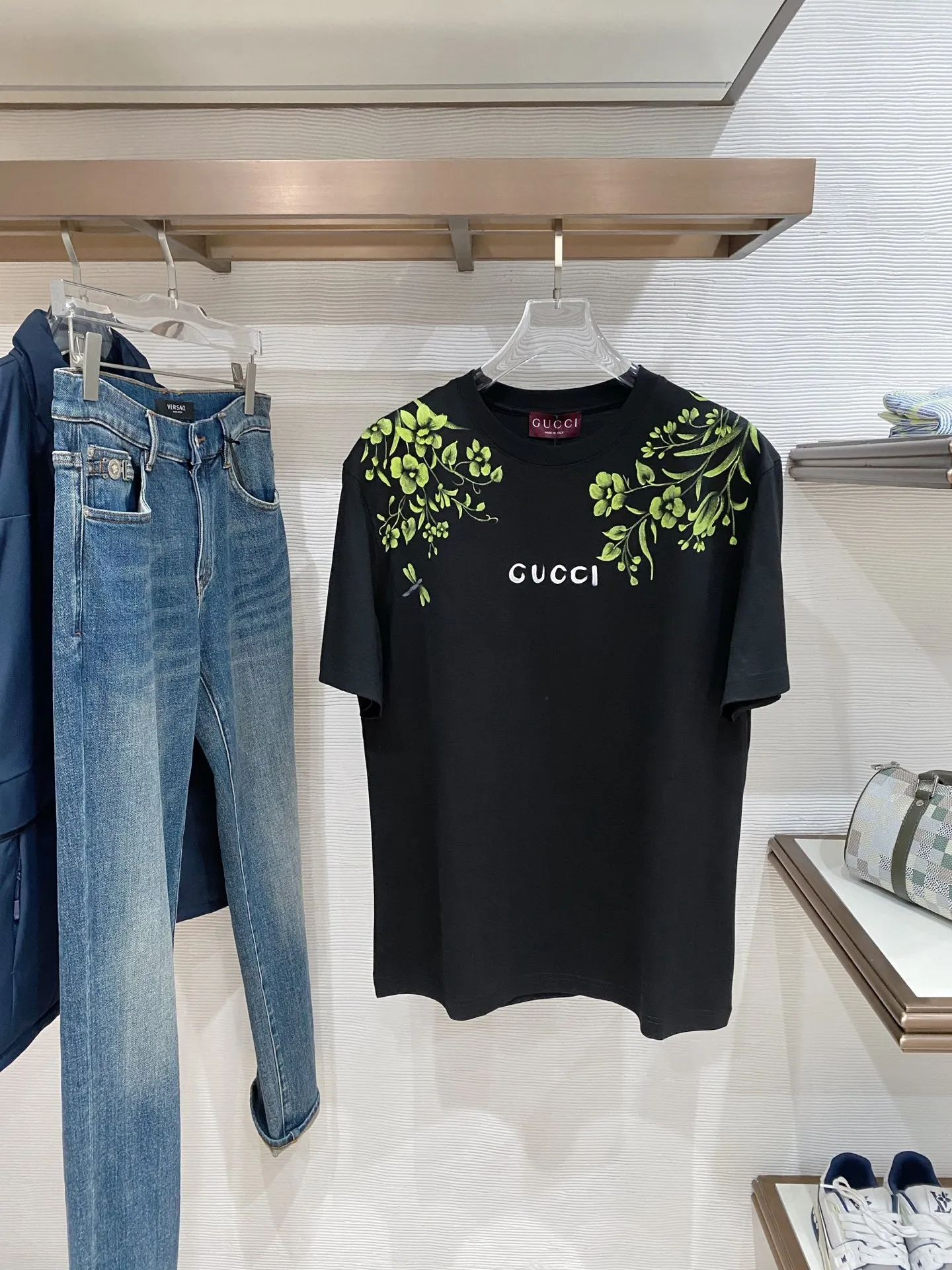 Gucci Latest men s short-sleeve round-neck T-shirt