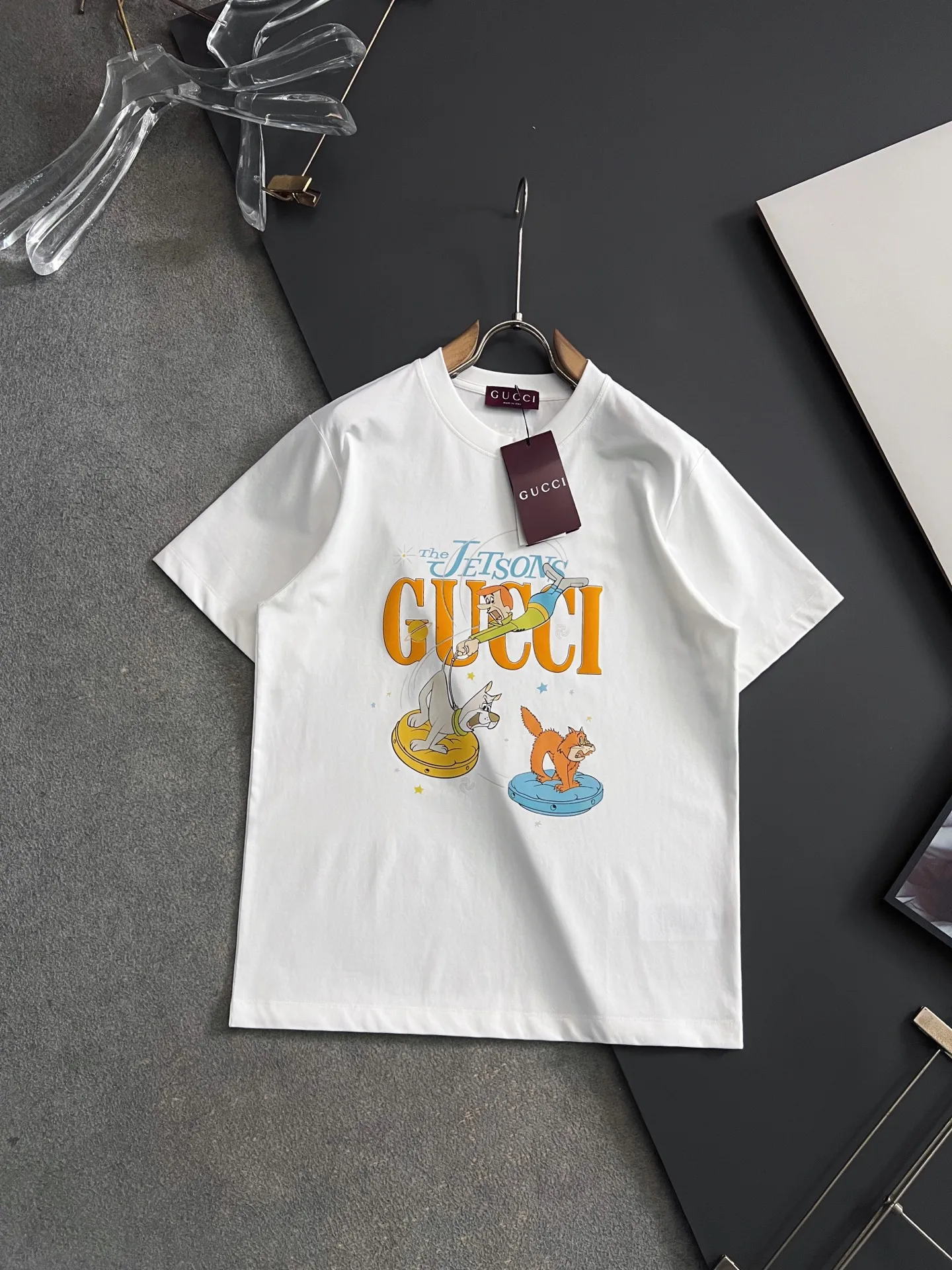 Gucci Spring and summer runway series ice-cool cotton short sleeves Gucci Spring and summer runway series ice-cool cotton short sleeves