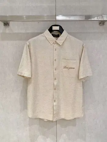Tencel Linen Old Money Style Shirt Replica Loro Piana Shirts