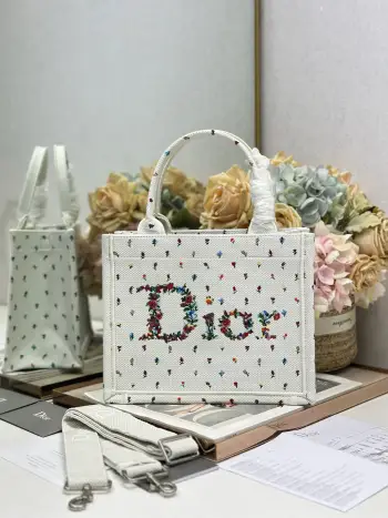 1286 Pattern Mixed Shopping Bag Women s Shoulder Bag Replica Dior womens bags