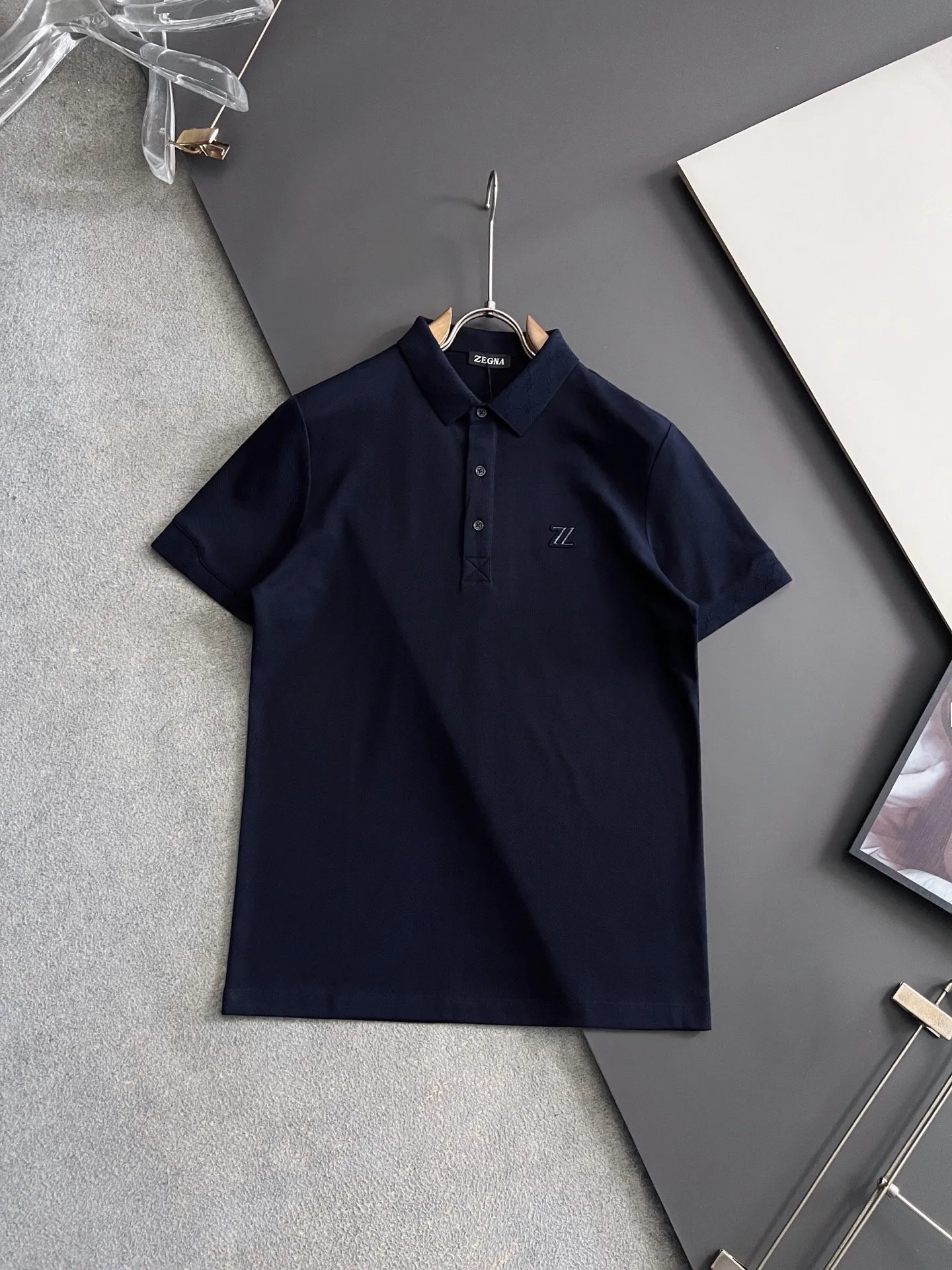 Zegna Spring and summer new men s short-sleeve Polo shirt