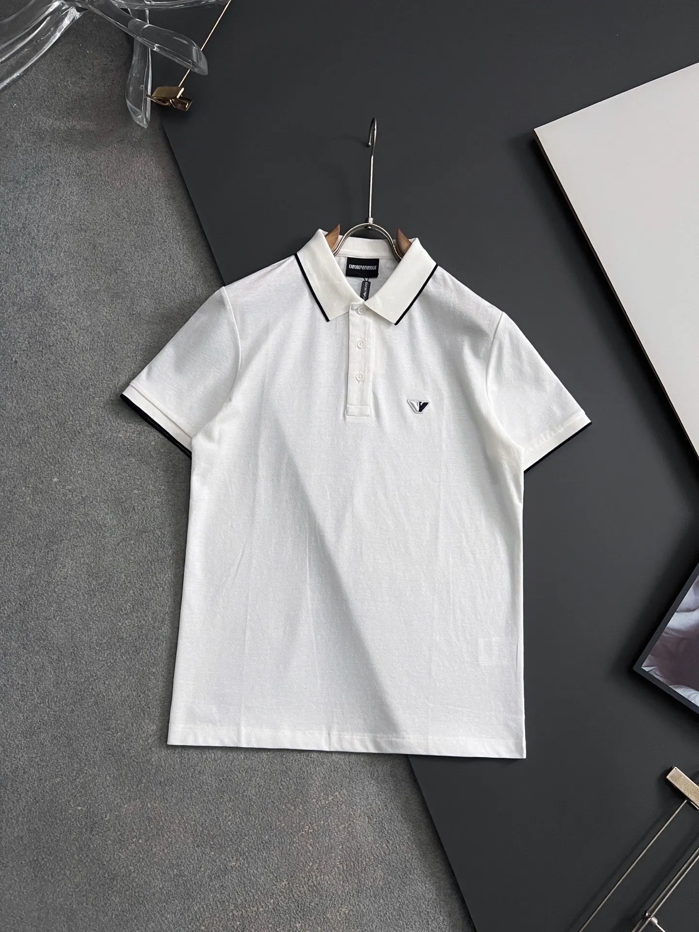 Armani Spring and summer new men s short-sleeve Polo shirt