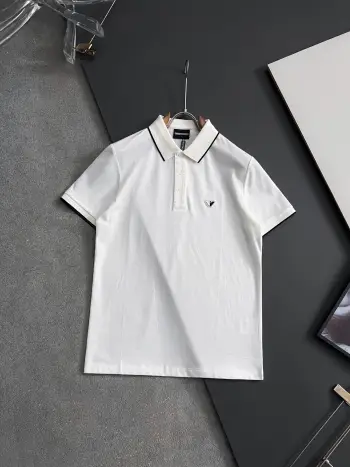 Spring and summer new men s short-sleeve Polo shirt Replica Armani Tshirts and Polos
