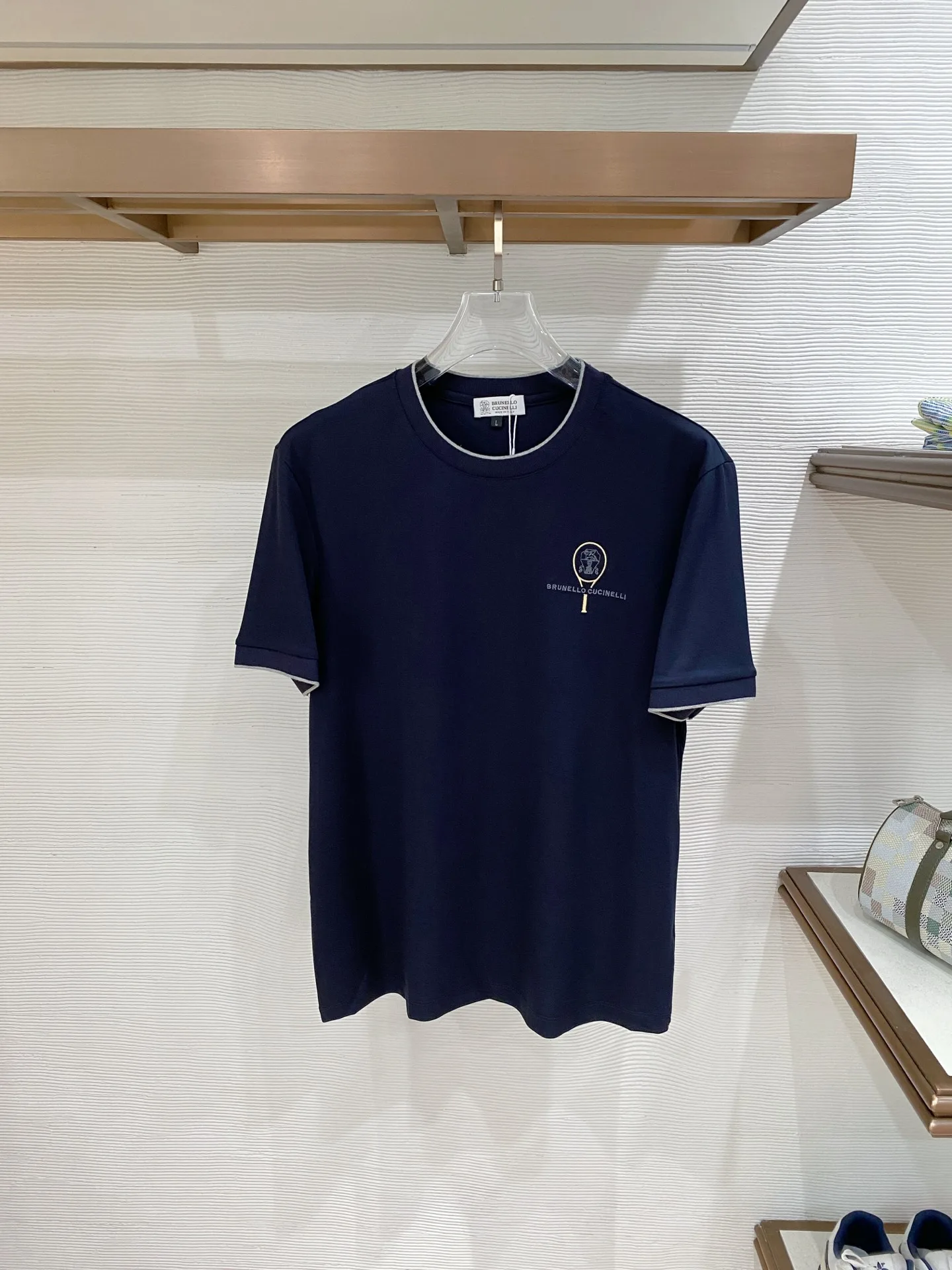 Brunello Cucinelli Latest short-sleeve round-neck men s T-shirt Brunello Cucinelli Latest short-sleeve round-neck men s T-shirt