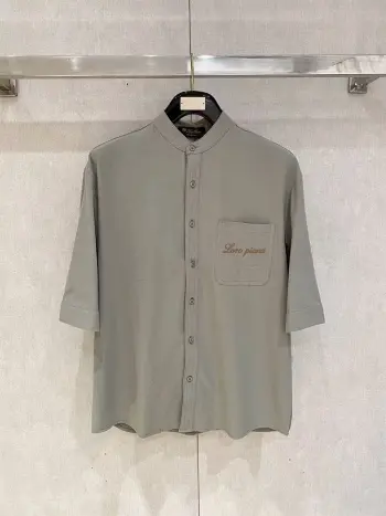 Tencel Linen Old Money Style Shirt Replica Loro Piana Shirts