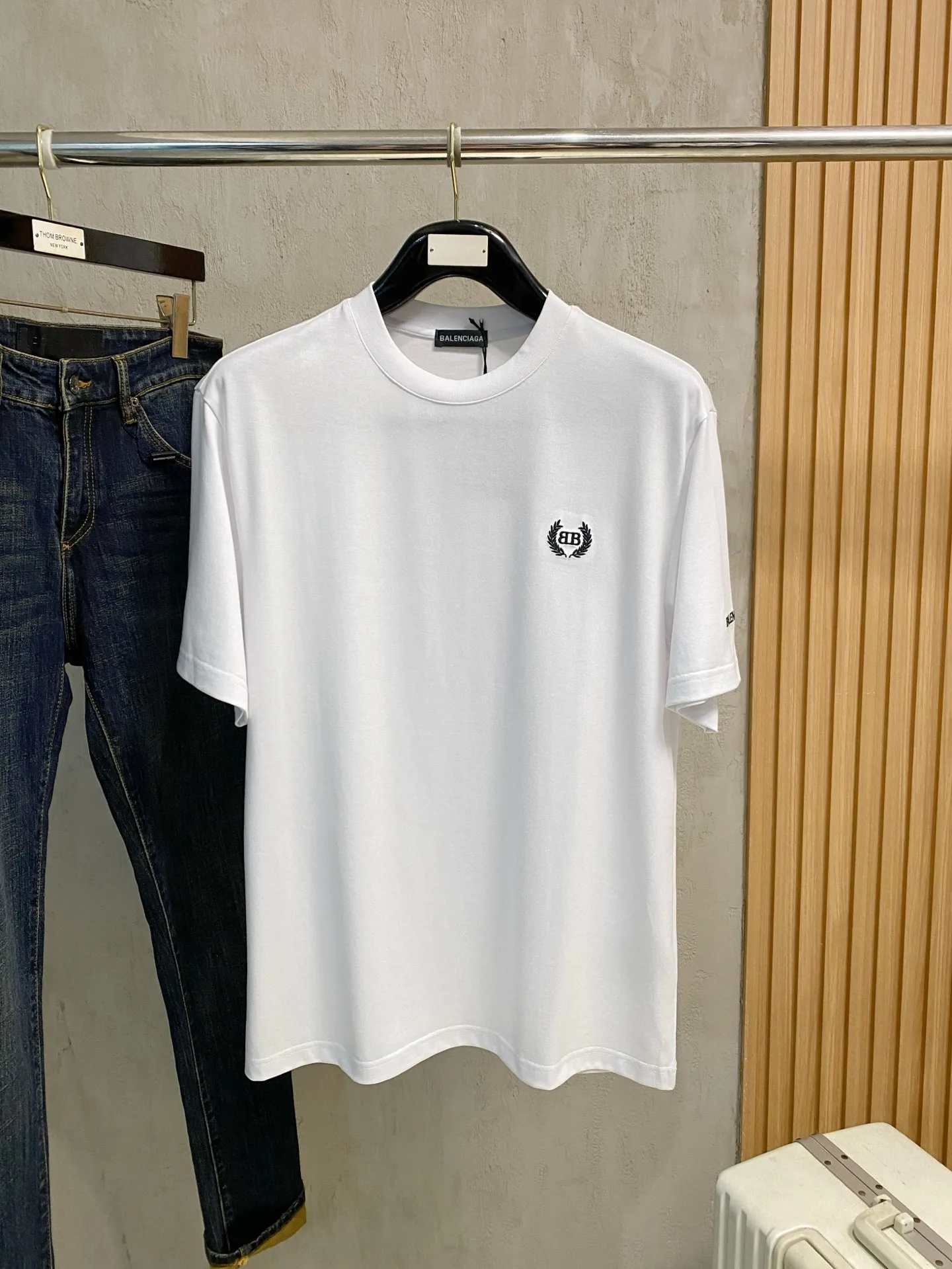 Balenciaga Xinjiang long-staple cotton men s short-sleeve T-shirt