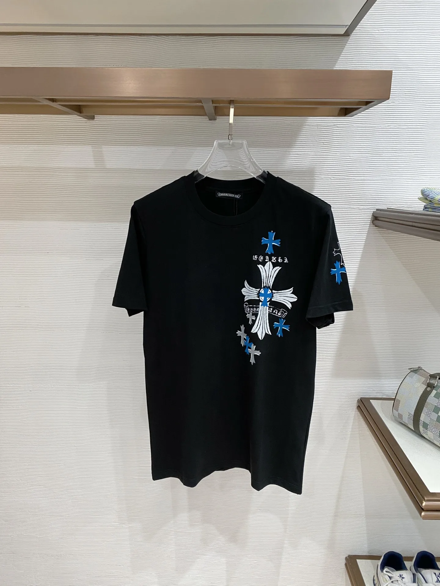 Chrome Heart Latest men s short-sleeve round-neck T-shirt Chrome Heart Latest men s short-sleeve round-neck T-shirt