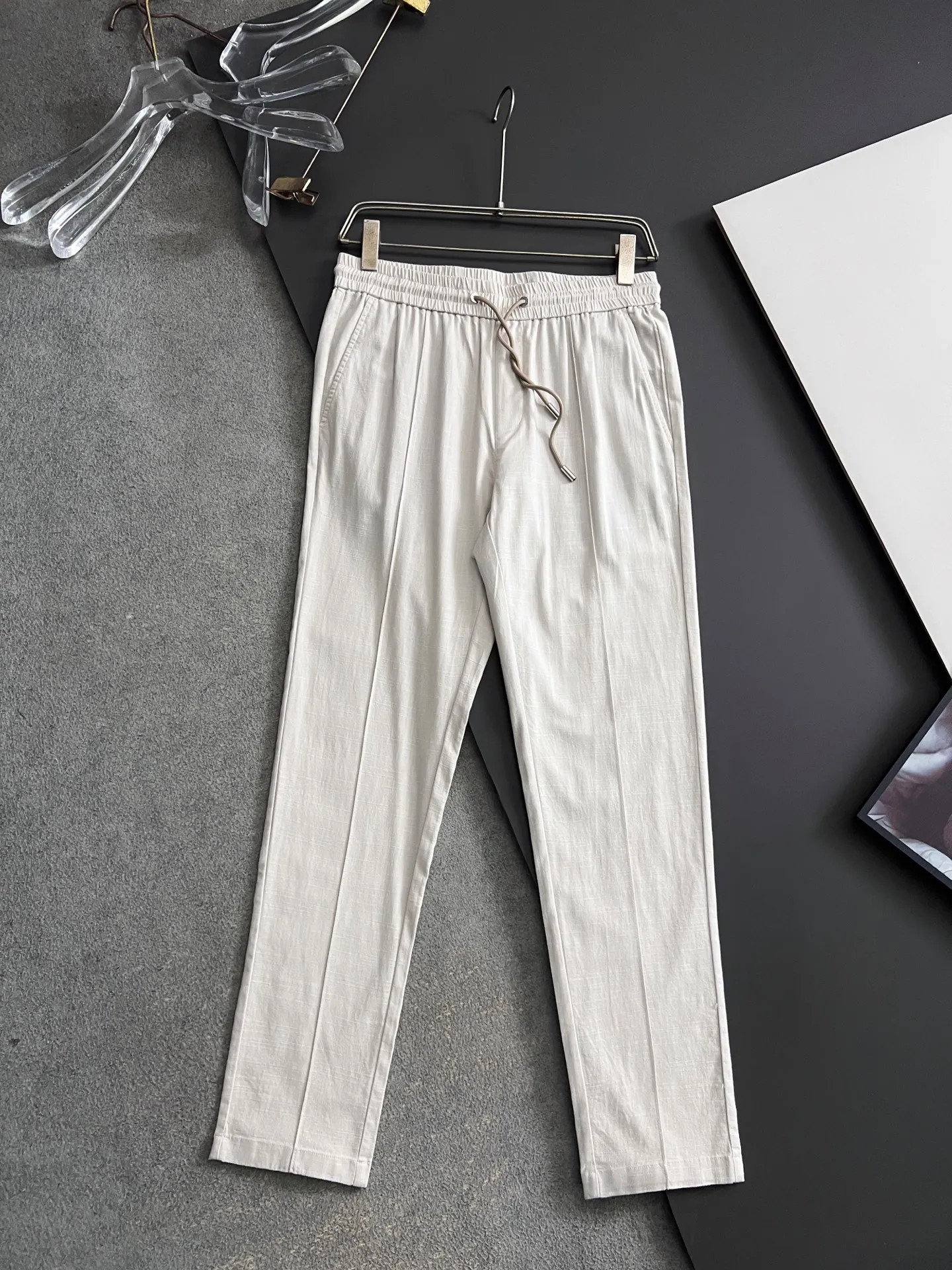 Zegna Spring and summer linen-cotton casual pants Zegna Spring and summer linen-cotton casual pants