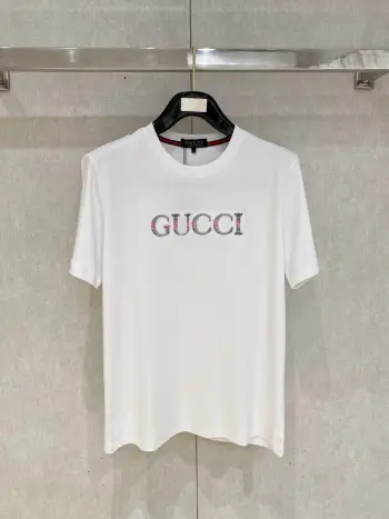 Xinjiang Long Staple Cotton Round Neck Short Sleeve Polo Replica Gucci Tshirts and Polos