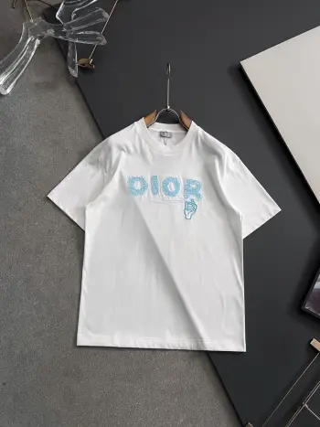 Antibacterial Sorona Technology Cool Cotton Short Sleeve T-Shirt Replica Dior Tshirts and Polos