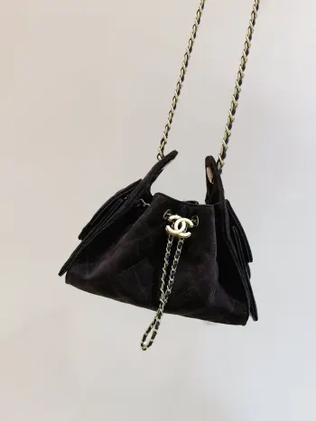 AS56310 Early Spring Vacation Series Suede Handbag Women s Crossbody Bag Replica Chanel womens bags