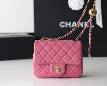 AS1786 Thick Gold Full Steel Small Gold Ball Camera Bag Women s Crossbody Bag Replica Chanel womens bags